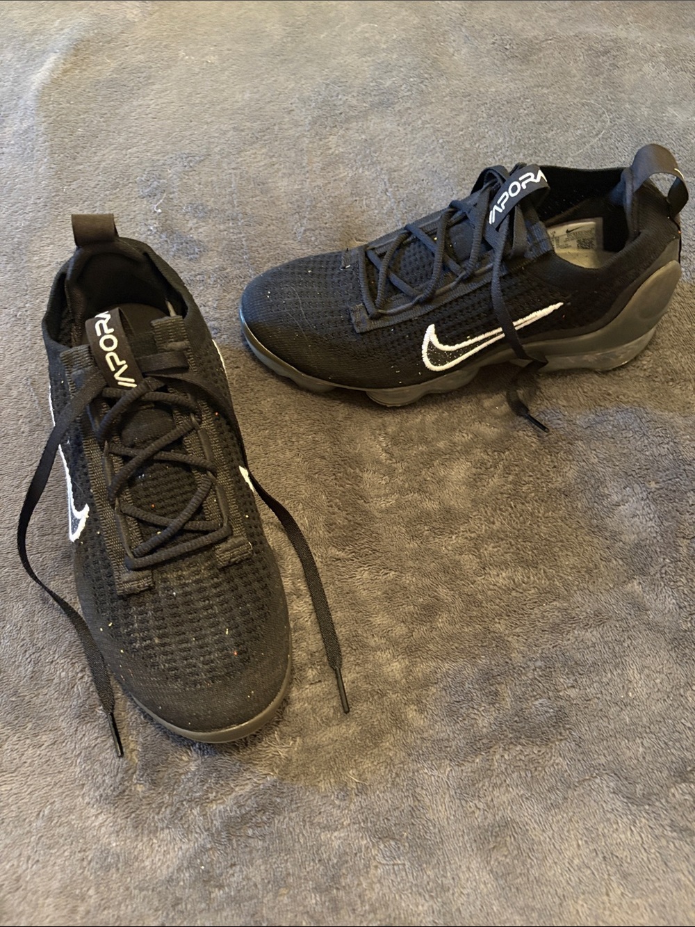 Nike Air VaporMax 2021 Flyknit "Triple Black / White" - Women’s Size 7 nwot